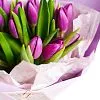 Букет № 568 с сиреневыми тюльпанами  — фото 8