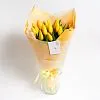 Букет № 571 из 15 желтых тюльпанов — фото 5