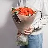 Букет № 550 с розами оранжевого цвета — фото 6