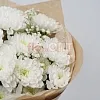 Букет № 176 с белой кустовой хризантемой  — фото 8