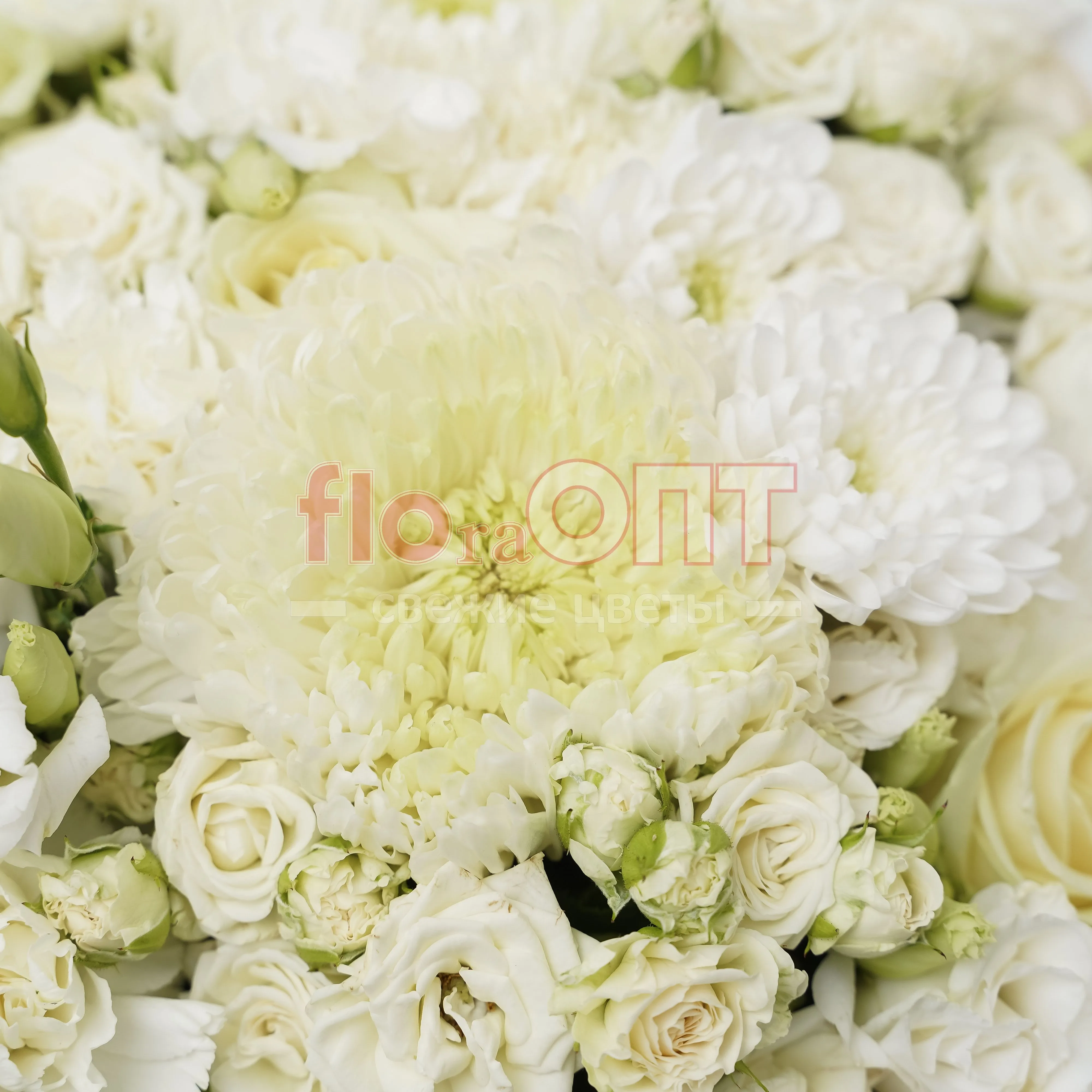 Букет № 18 белый сборный — фото 8
