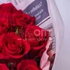 Букет из 15 красных роз — фото 6