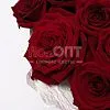 Букет № 444 с красными розами и конфетами Raffaello — фото 9