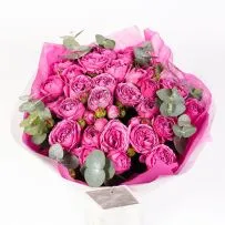 Букет № 546 с пионовидной розой  — фото 63