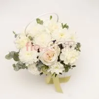 Композиция № 219 в белой сумочке сборная  — фото 29