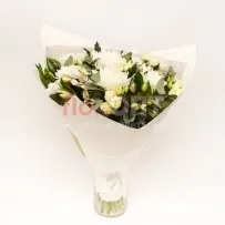 Букет № 485 сборный с белой хризантемой  — фото 18