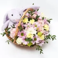 Подарочная корзина № 12 с мягкой игрушкой — фото 11