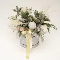 Новогодняя композиция № 44 в коробке  — фото 18