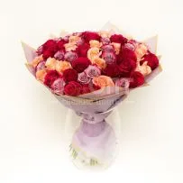 Букет № 552 из 75 эквадорских роз — фото 29