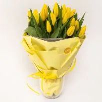 Букет № 558 из 21 тюльпана  — фото 15