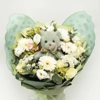 Букет № 540 с розами и герберой  — фото 7