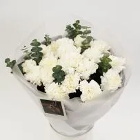 Букет № 553 с белой гвоздикой  — фото 1