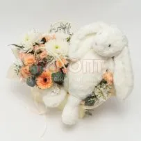 Композиция № 222 в сумочке с игрушкой  — фото 23