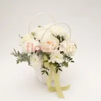 Композиция № 219 в белой сумочке сборная  — фото 28