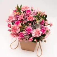 Коробка № 233 сборная в розовой цветовой гамме  — фото 37