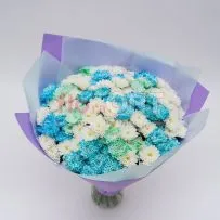 Букет № 120 из 25 кустовых хризантем  — фото 79