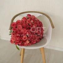 Букет № 455 из 101 розовой розы — фото 1