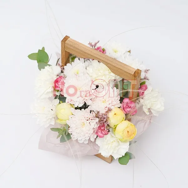 Композиция № 41 с хризантемой  — фото 4