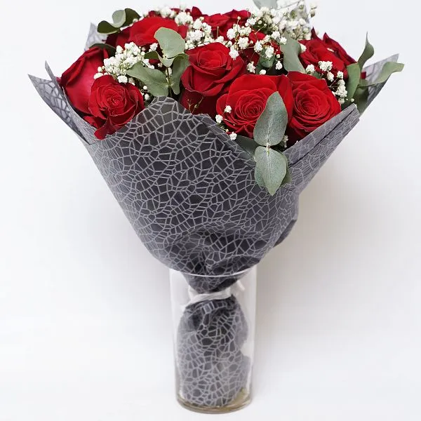 Букет № 562 из 15 красных роз  — фото 3