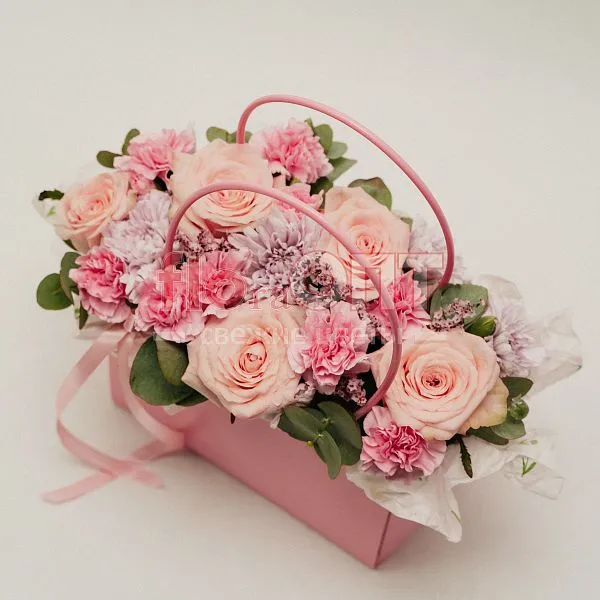 Коробка № 243 розовая  — фото 4