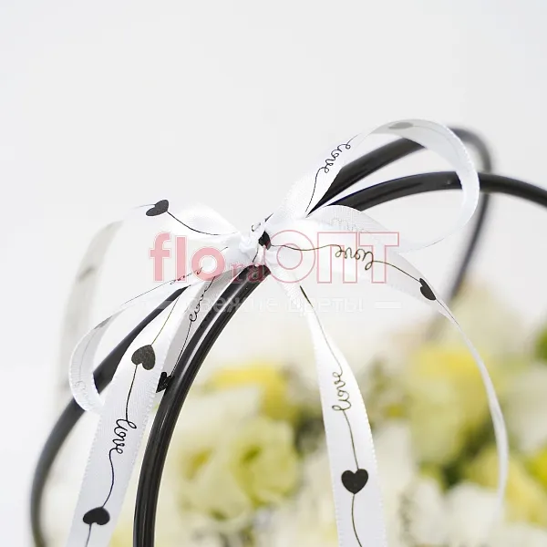 Композиция № 187 сборная в белой цветовой гамме  — фото 3