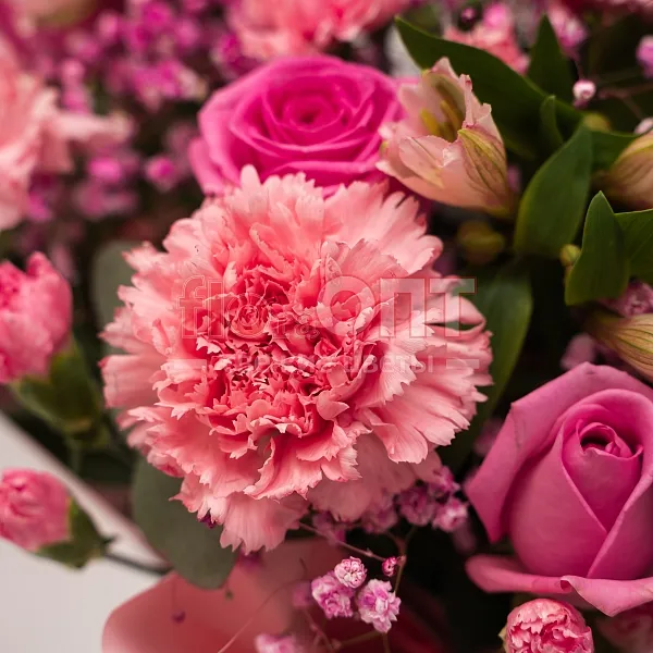 Коробка № 233 сборная в розовой цветовой гамме  — фото 3