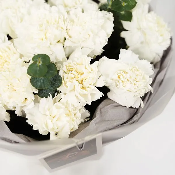 Букет № 553 с белой гвоздикой  — фото 4