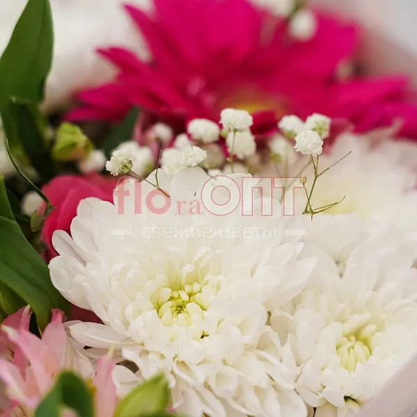 Букет № 510 с герберами сборный  — фото 4