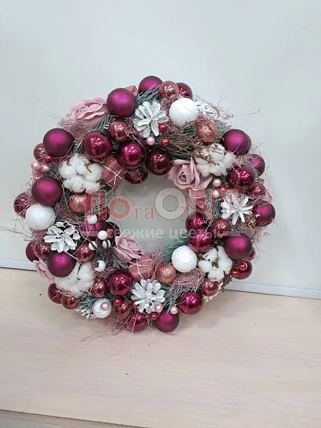 Новогодний венок № 9 — фото 1