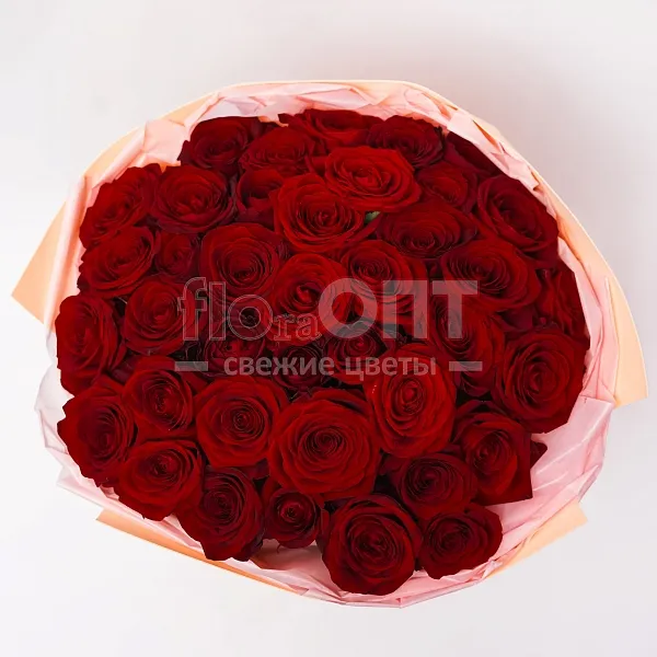 Букет № 450 с красными розами  — фото 2