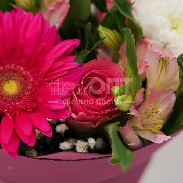 Букет № 510 с герберами сборный  — фото 5