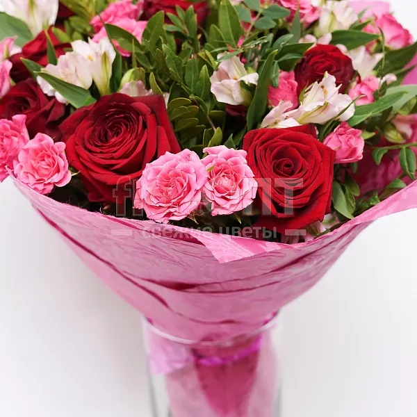 Букет № 357 с кустовыми розами  — фото 3