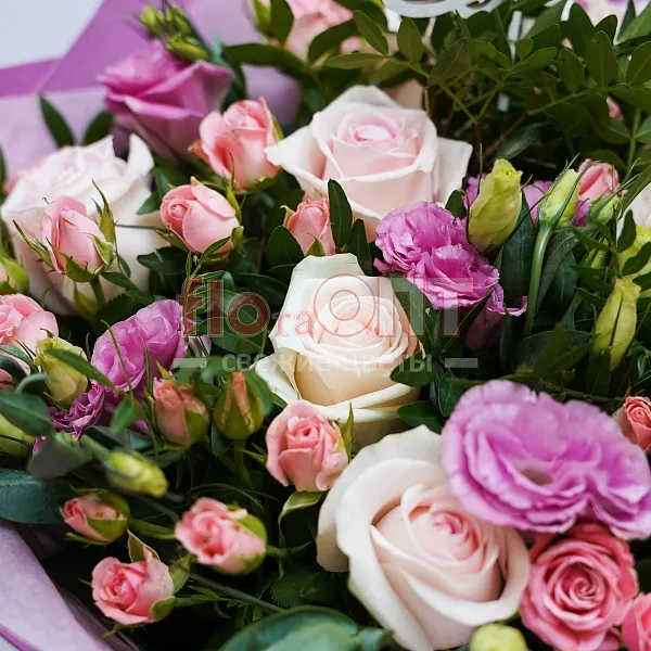 Букет № 272 с розовой розой — фото 4