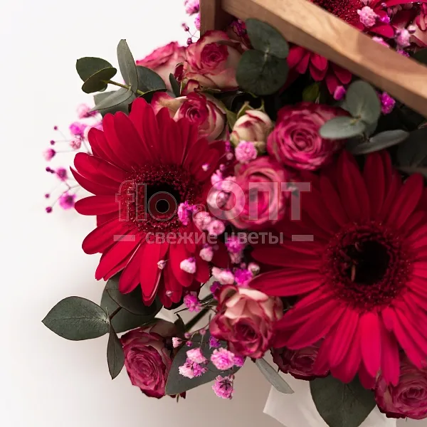Композиция № 188 с герберами  — фото 2