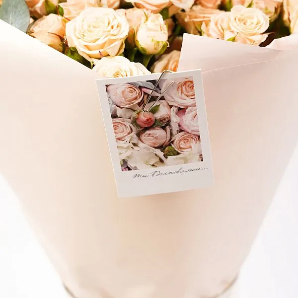 Букет № 547 с кустовой розой  — фото 4