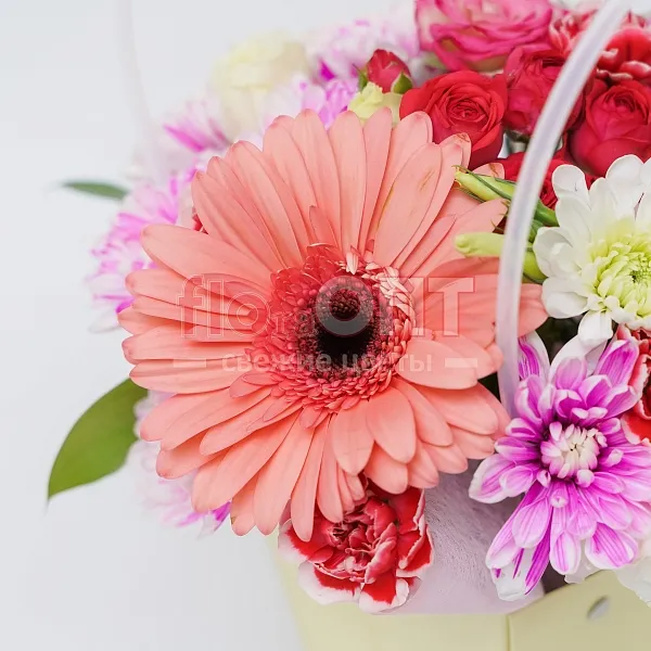 Композиция № 182 сборная с герберой  — фото 3