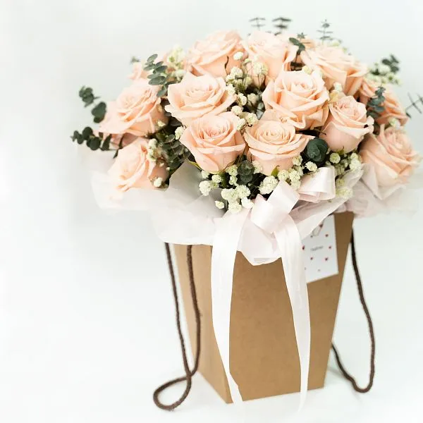 Композиция № 234 в крафтовой сумочке  — фото 3