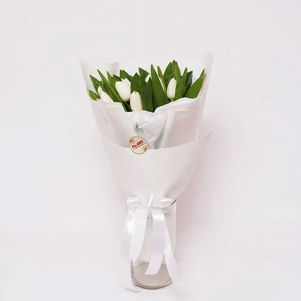 Букет № 557 из 15 тюльпанов селект  — фото 2