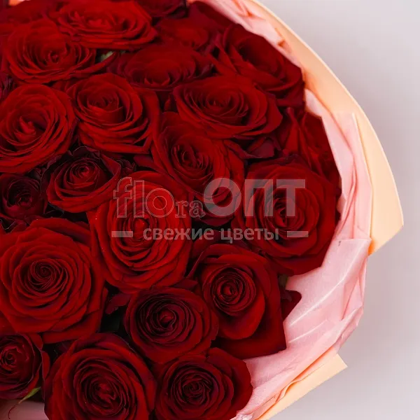 Букет № 450 с красными розами  — фото 4