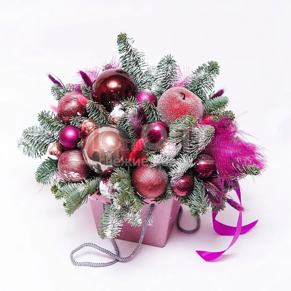 Новогодняя композиция № 32 — фото 3