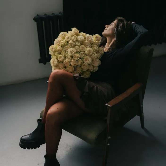 Роза Плая Бланка 60 см — фото 